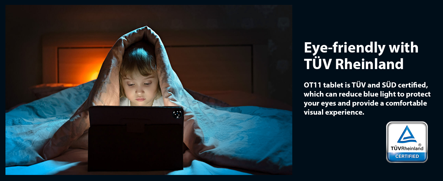 OUKITEL OT11 Tablet 11 Inch Android 14 Tablet, Stylus Pen | Face Unlock | IPS | GPS | OTG