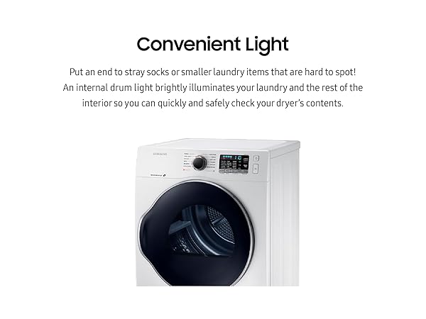 Samsung 4 Cubic Feet Capacity Electric Dryer with Sensor Dry