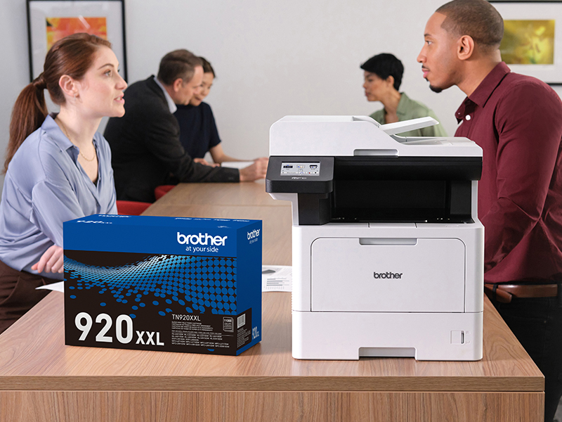 Brother MFC-L5710DW business printer, Brother Genuine TN920XXL super high yield replacement toner