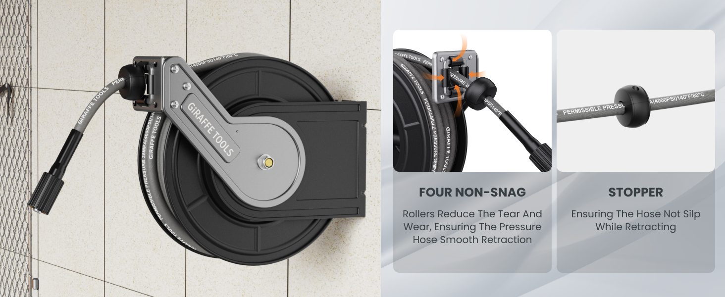pressure washer hose reel