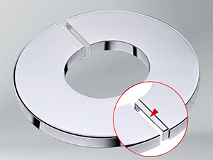 Hayward SP1042 Chrome Plated Round Escutcheon Plate (For 1.5" Pipe