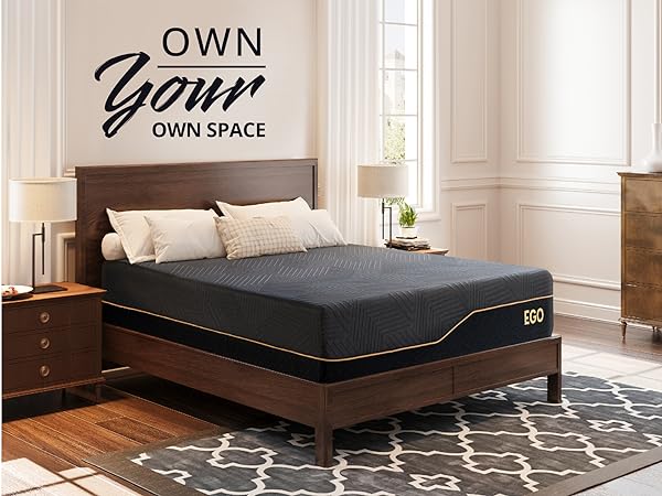 Amazon.com: EGOHOME 14 inch King Size Mattress, Cooling Gel
