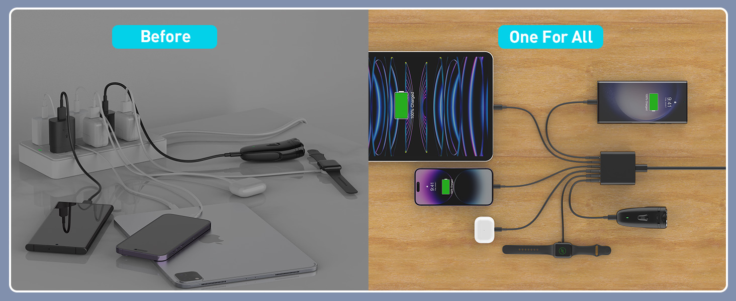 multi port charging station