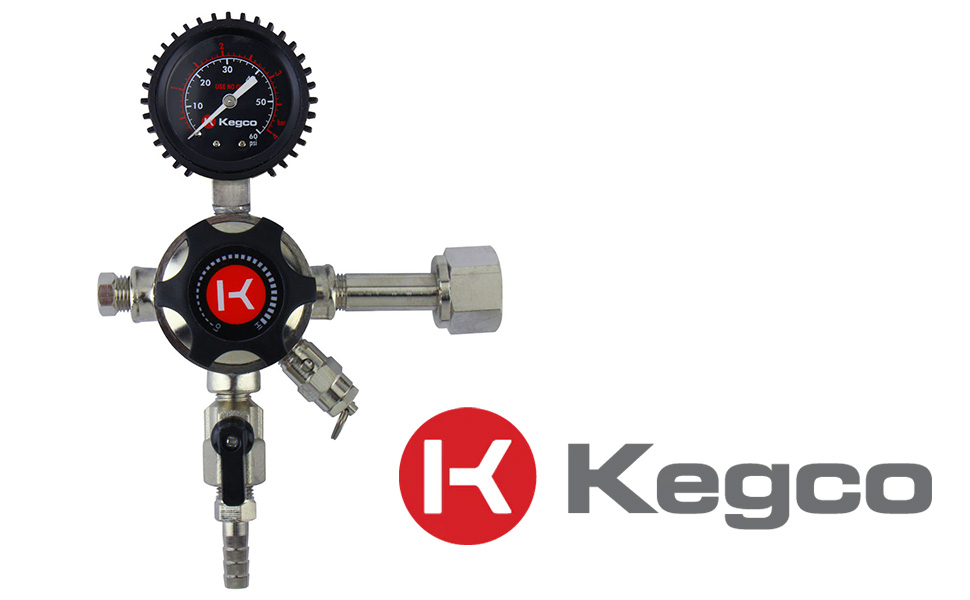Kegco Elite Series Single Gauge CO2 Draft Beer Regulator,Chrome Home & Kitchen