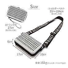 PICONE アイボリー ケース Amazon | ショルダーバッグ レディース ブランド 小さめ 斜