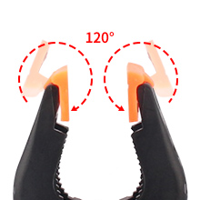 Hemmotop 強力クリップ 背景布 白 黒 用 「9個セット」 万能クリップ 撮影機材 背景スタンド 適用 スプリングクランプ 撮影布クリップ 撮影スタジオ用 ラバー付き 木工 クランプ DIY