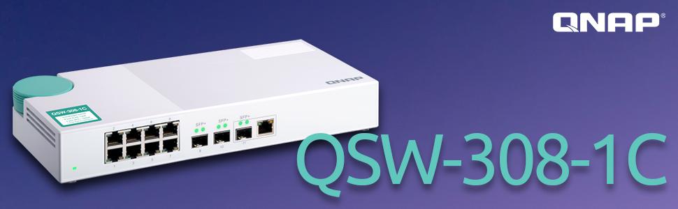 Amazon.com: QNAP QSW-308-1C 10GbE Switch, with 3-Port 10G
