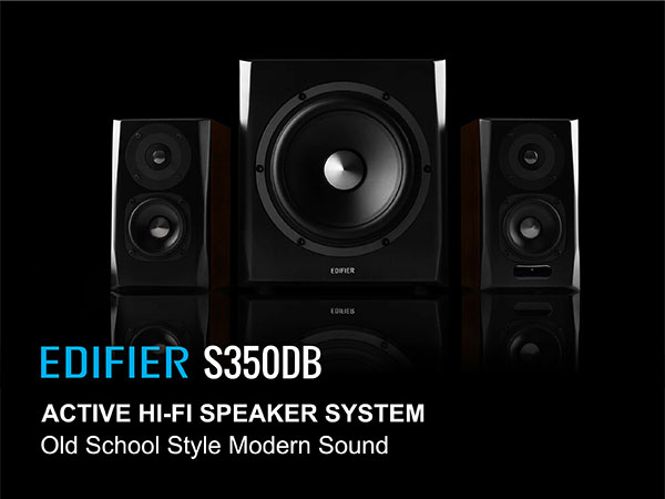 Edifier S350DB Bluetooth アクティブスピーカー Edifier S350DB Bookshelf Speakes & Subwoofer, Computer