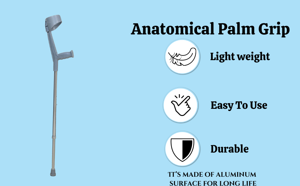 iwalk; Changing Lives Iwalk Ws104 Adjustable Aluminum Elbow Crutch