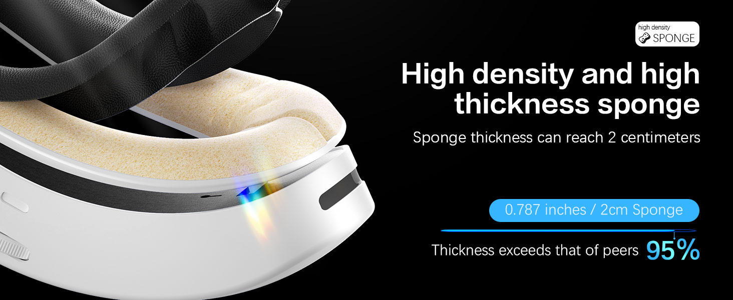 Head Strap for Oculus Meta Quest 3/3S with Battery, Adjustable VR Accessories with One-Click Fit, Rear Cushion Dial, 2–4H Playtime, VR Head Strap Reduce Facial Stress for Gaming Comfort 34 oculus 3 accessories