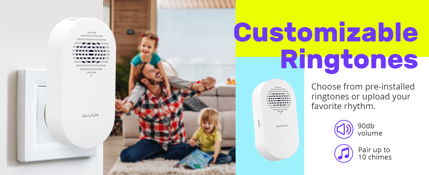 WUUK Wired Video Doorbell Camera with AI Facial Recognition, Wired