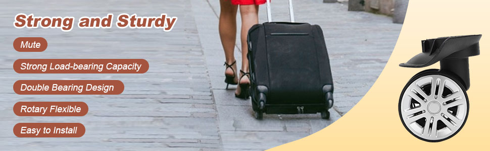 Luggage Wheels Replacement