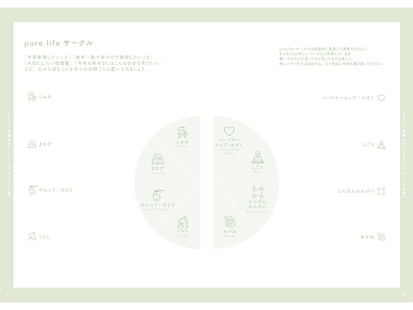 Amazon.co.jp: pure life diary 2024 1月はじまり [A5] : 本橋