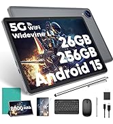 Amazon.com : Android 15 Tablet with Keyboard, 26GB RAM, 256GB ROM