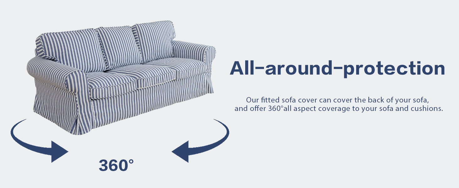 MASWOND Ektorp Sofa Cover Replacement is Custom Made