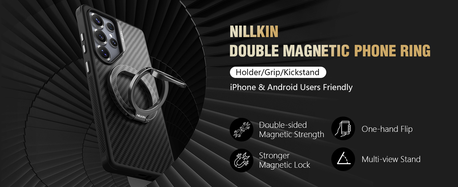 nillkin double magnetic ring holder