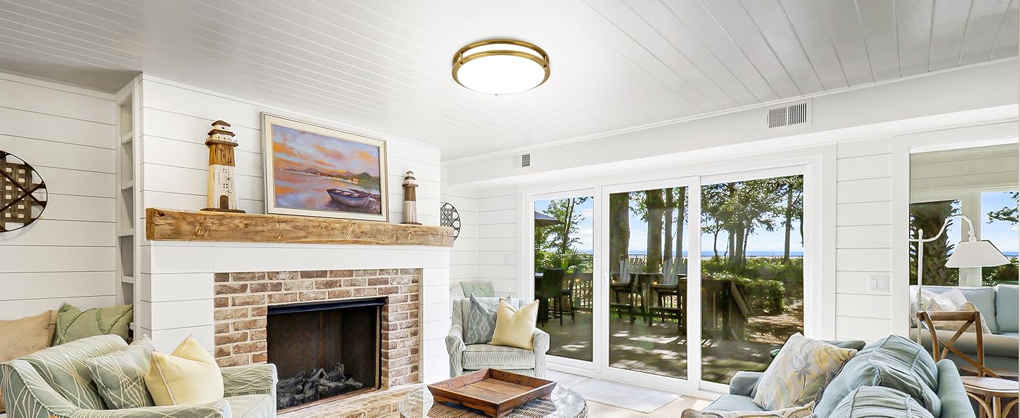Flush Mount LED Ceiling Light Fixture