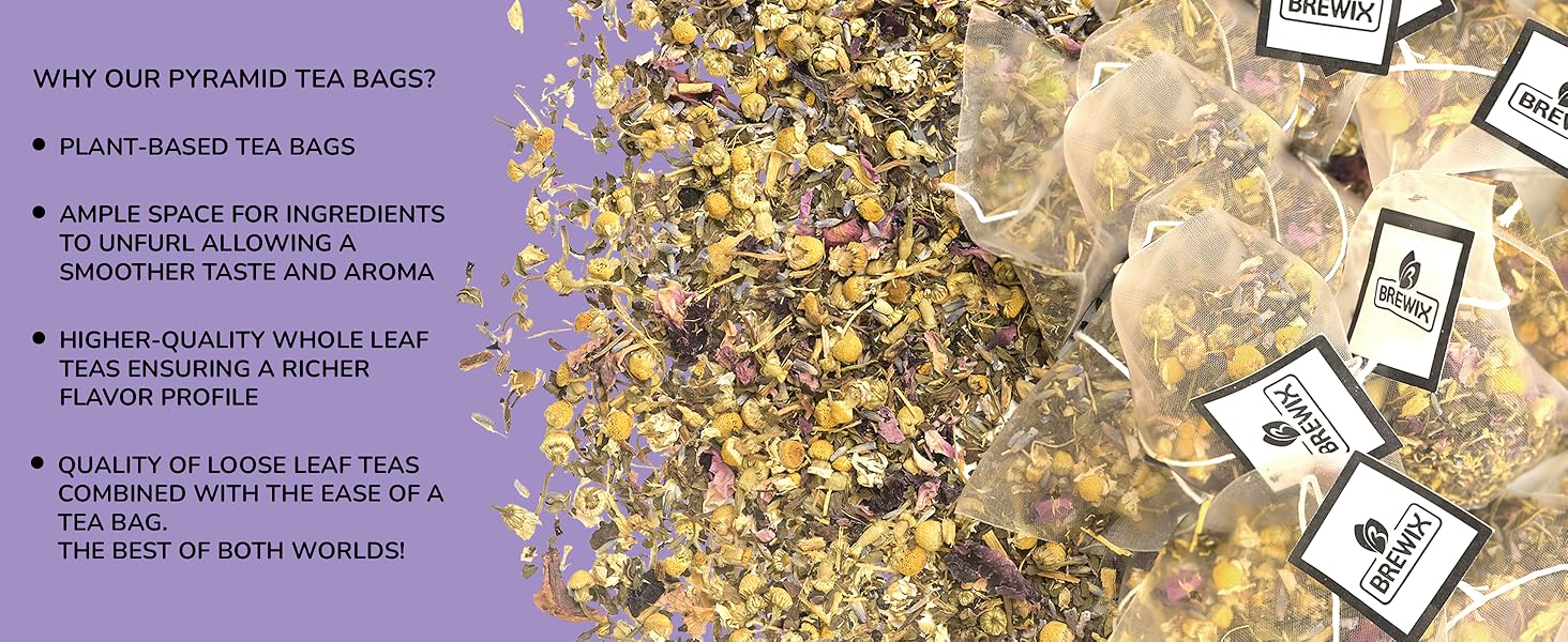 Valerian Comfort 25 Pyramid Tea bags - pyramid bags