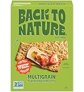 Back to Nature - Multigrain Flax Seeded Flatbread Crackers - Non-GMO, Made with Real Ingredients ...