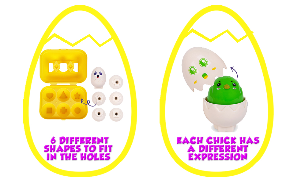 Matching Squeak Easter Eggs