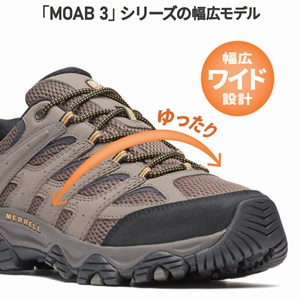 MOAB 3 SYNTHETIC GORE-TEX® WIDE WIDTH MOAB 3 SYNTHETIC GORE-TEX®［WIDE WIDTH］ - GRANITE【MERRELL