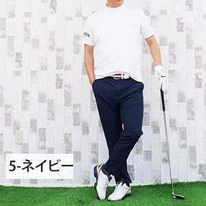 PGG メンズ ゴルフパンツ ネイビー 120 PGG メンズ ゴルフパンツ ネイビー 120 ゴルフウェア メンズ