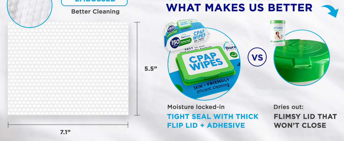 Duracleanse CPAP Wipes