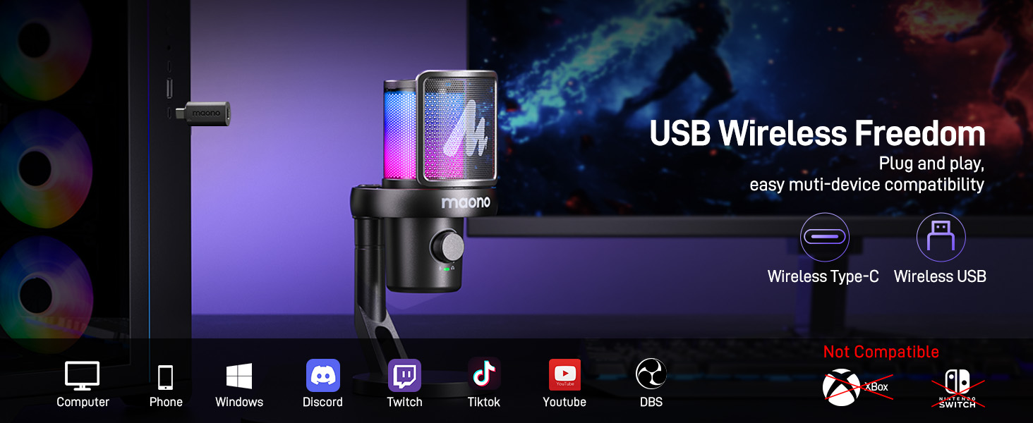 wireless gaming microphone for pc