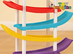 Montessori toy teaching motion, speed, and gravity