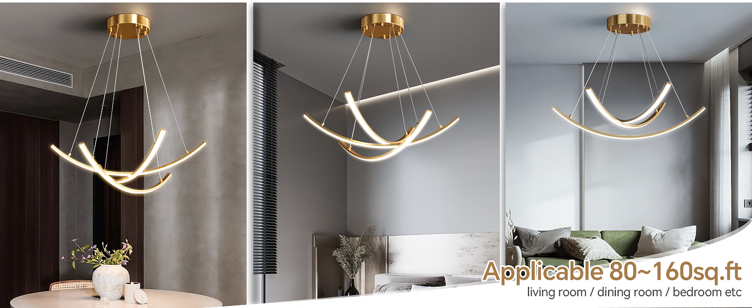 JYUWRIVG Led Modern Pendant Light with Remote Control