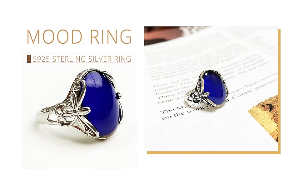 Butterfly mood ring