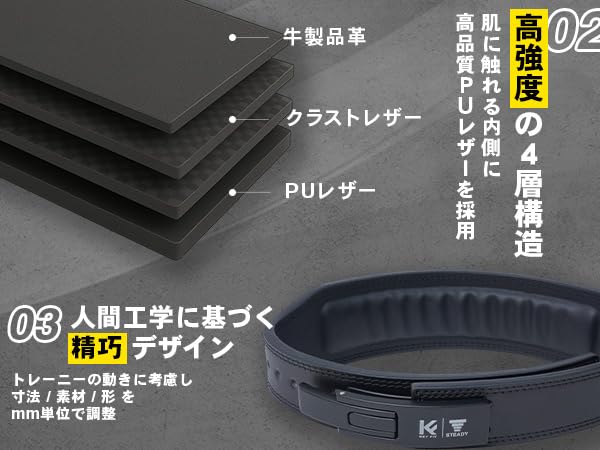 STEADY クロスベルト Mサイズ Ultimate Gear クロスベルト ST-H02 | STEADY（ステディ）公式サイト