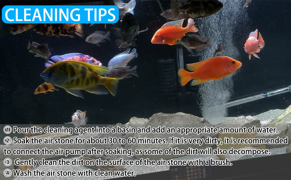 Aquarium Air Stone Kit, Bubble Stone Fish Tank Oxygen Stone Bubble