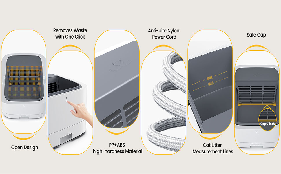 Self Cleaning Cat Litter Box Automatic Kitty Litter Boxes