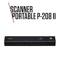 Canon imageFORMULA P-208II Scanner Portable, USB, Recto