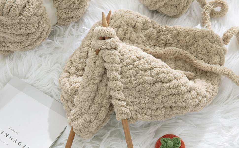 HOMBYS Super Bulky Big Yarn for Chunky Blanket, Fluffy Soft Jumbo Yarn with Circular Needle & Crochet Hook
| HOMBYS 9bb5ccfc 5478 4957 Aed3 83625ffdfa99. CR0,0,970,600 PT0 SX970 V1