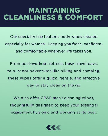 Duracleanse, Womens Wipes