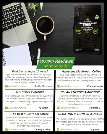 Organic Ground coffee, healthy coffee, decaf coffee, protein coffee, light roast coffee, best coffee