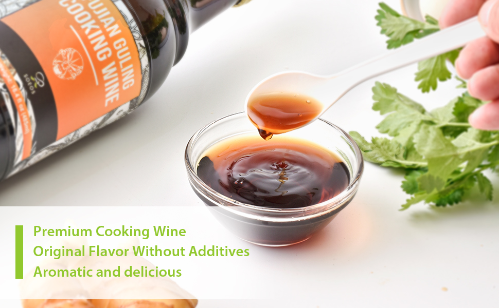 Soeos Chinese Cooking Wine, Rice Wine, 16.4oz(485ml
