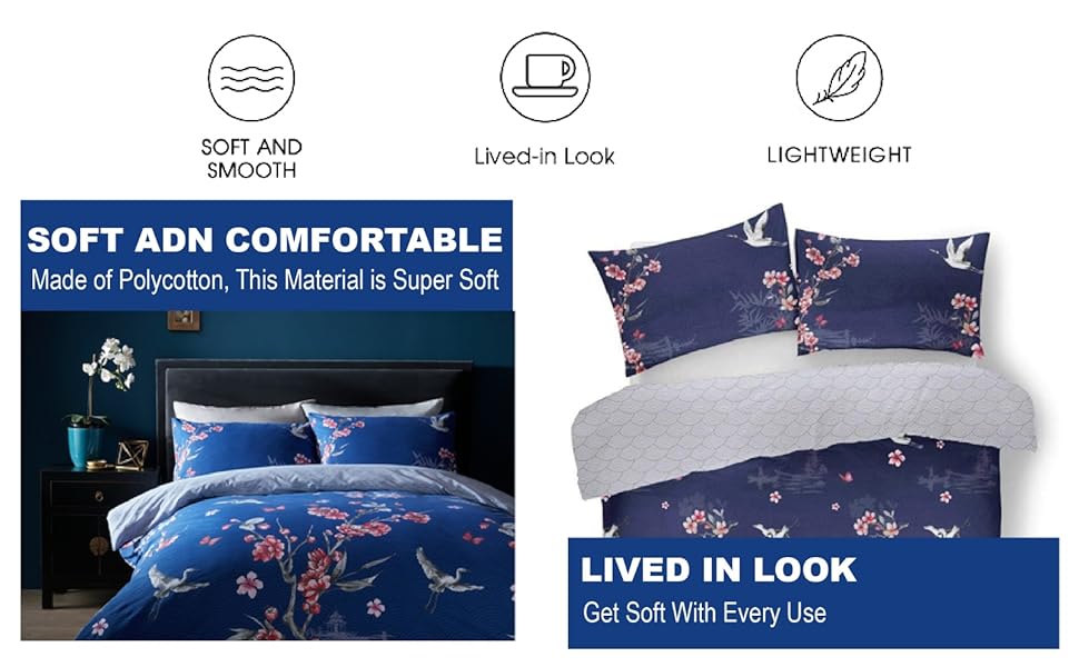 lions-navy-blue-floral-bedding-set-reversible-duvet-cover-with