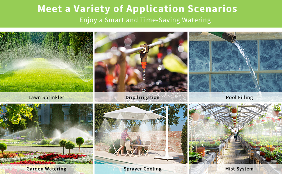 Sprinkler Timer 2 Zone, Diivoo Water Timer for Garden Hose