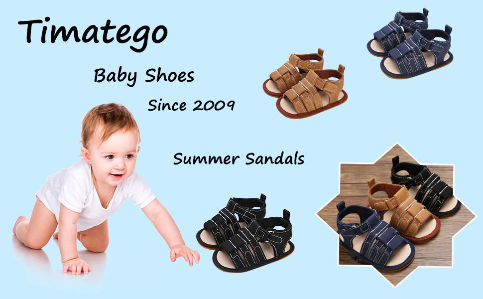 Timatego Infant Baby Boys Girls Summer Sandals