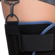 Slippage resistant back sling