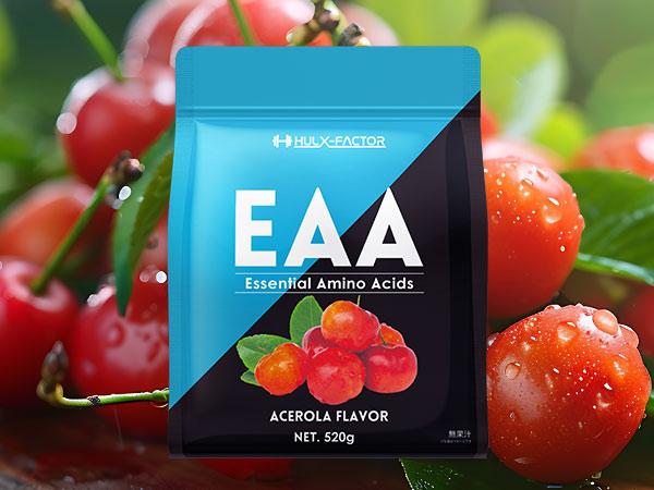 HULX-FACTOR EAA アセロラフレーバー 520g モンドセレクション金賞 ハルクファクター EAA アセロラ風味