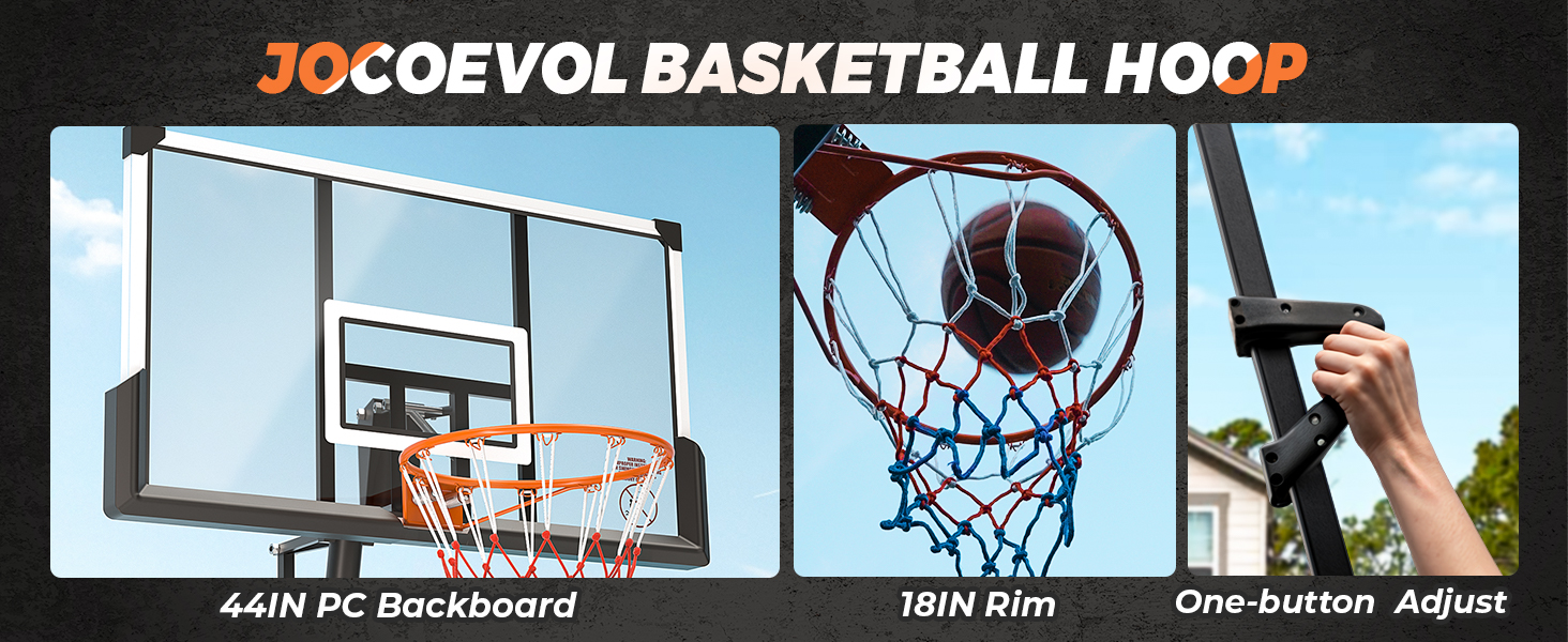 outdoor basketball hoop