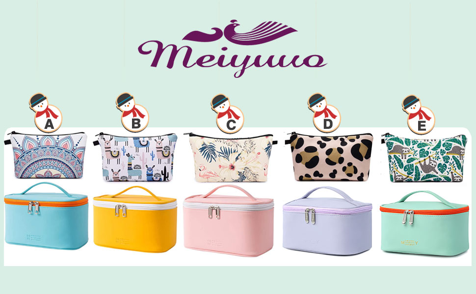 makeup bag set 2 pack 