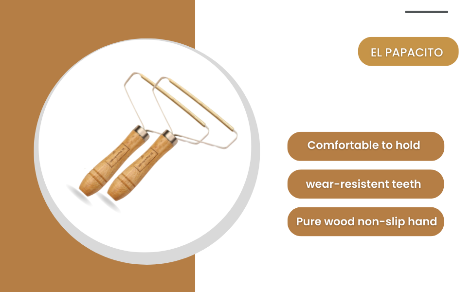 EL PAPACITO Lint Remover Carpet Carpet Scraper Lint Removers for Clothes Double Sided Copper