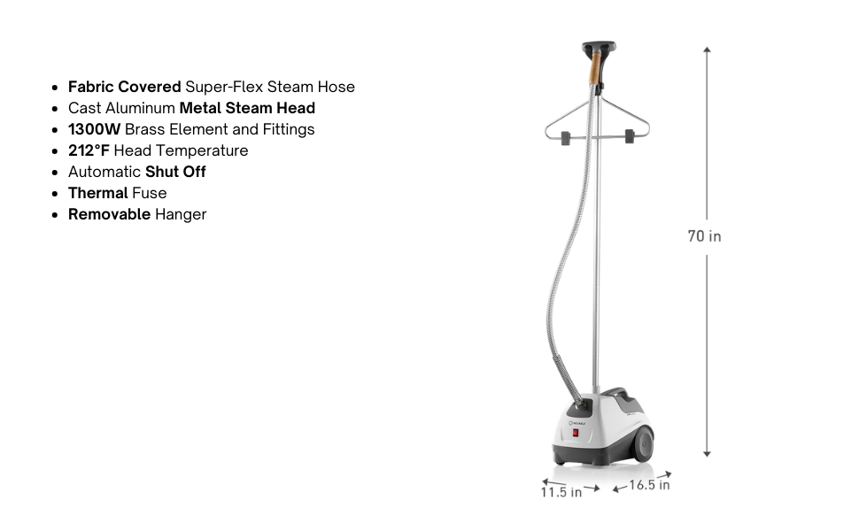 550GC PROFESSIONAL GARMENT STEAMER WITH METAL HEAD