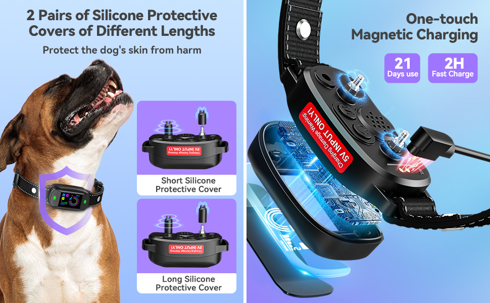 Dog Bark Collar, TASDISE Bark Collar for Large Medium