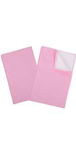 Pink Jewelry Polishing Cleaning Cloth Large 10in x 12in for Silver Jewelry Gold, Platinum, Stones